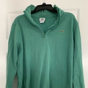 Men’s LACOSTE 1/4 zip sweatshirt